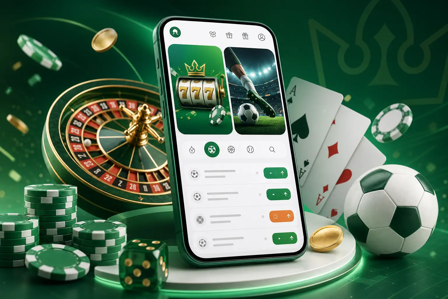 Mega Chance online casino and gaming categories